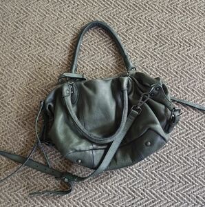 Green Leather Women's Bag